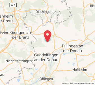 Map of Haunsheim, Bavaria