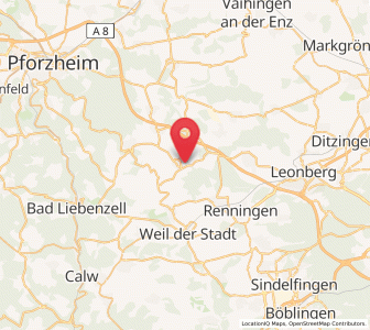 Map of Heimsheim, Baden-Wurttemberg
