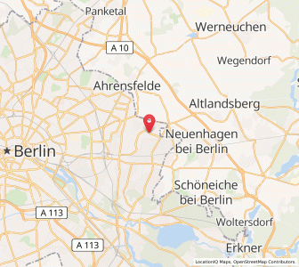 Map of Berlin-Hellersdorf, Berlin