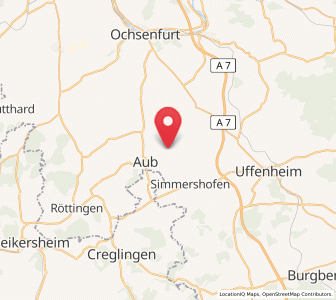 Map of Hemmersheim, Bavaria