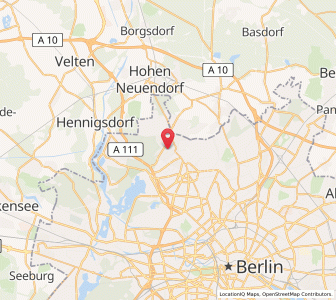 Map of Berlin-Hermsdorf, Berlin