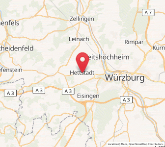Map of Hettstadt, Bavaria