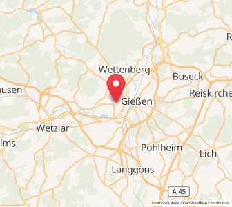 Map of Heuchelheim, Hesse