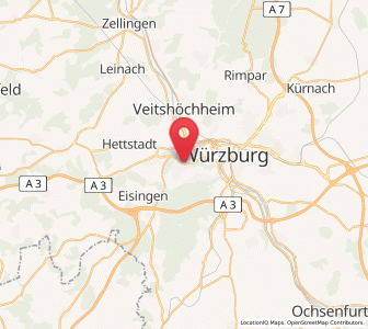 Map of Höchberg, Bavaria