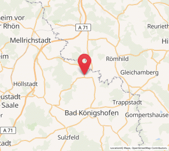 Map of Höchheim, Bavaria