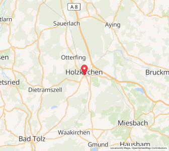 Map of Holzkirchen, Bavaria