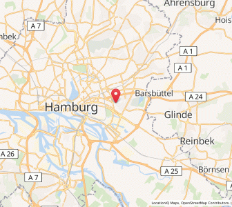 Map of Hamburg-Horn, Hamburg