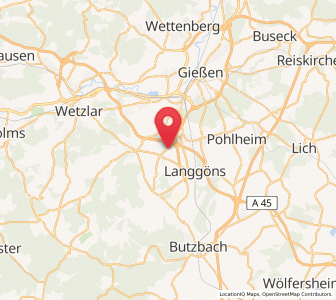 Map of Hörnsheim, Hesse