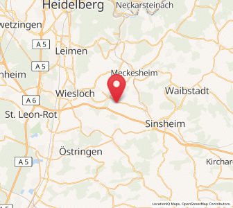 Map of Horrenberg, Baden-Wurttemberg