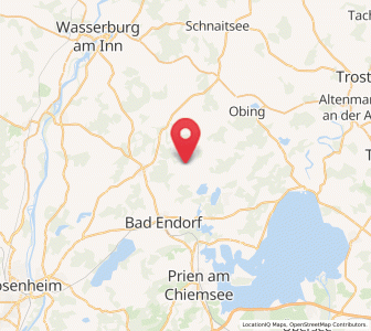Map of Höslwang, Bavaria