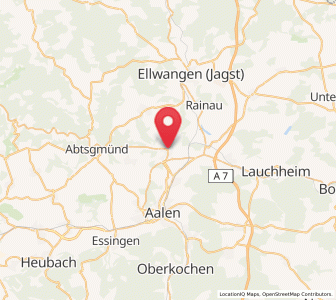 Map of Hüttlingen, Baden-Wurttemberg
