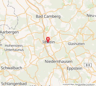 Map of Idstein, Hesse