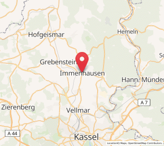 Map of Immenhausen, Hesse