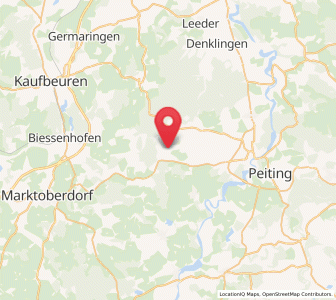 Map of Ingenried, Bavaria