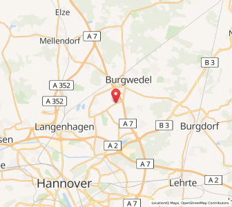 Map of Isernhagen Farster Bauerschaft, Lower Saxony