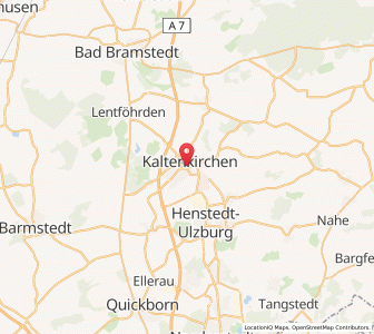 Map of Kaltenkirchen, Schleswig-Holstein