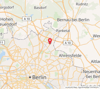 Map of Karow, Berlin