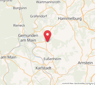 Map of Karsbach, Bavaria
