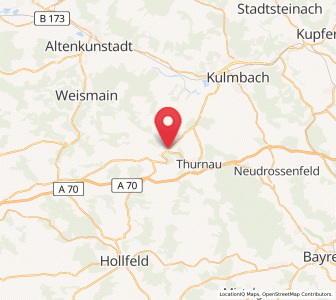 Map of Kasendorf, Bavaria