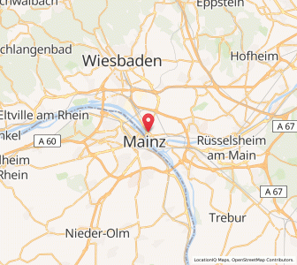 Map of Kastel, Hesse