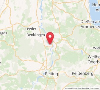 Map of Kinsau, Bavaria