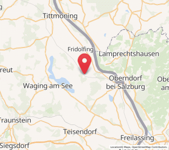 Map of Kirchanschöring, Bavaria