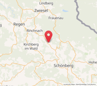 Map of Kirchdorf im Wald, Bavaria