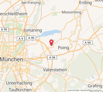 Map of Kirchheim bei München, Bavaria