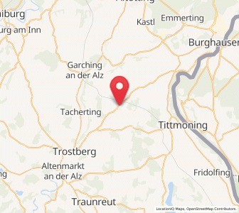 Map of Kirchweidach, Bavaria