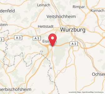 Map of Kist, Bavaria
