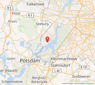 Map of Berlin-Kladow, Berlin