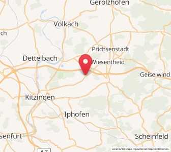 Map of Kleinlangheim, Bavaria
