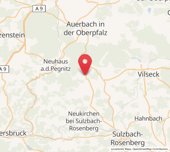 Map of Königstein (Oberpfalz), Bavaria