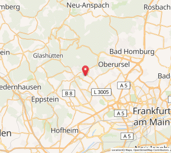 Map of Kronberg Tal, Hesse