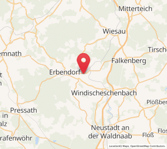 Map of Krummennaab, Bavaria