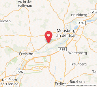 Map of Langenbach, Bavaria