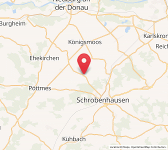 Map of Langenmosen, Bavaria