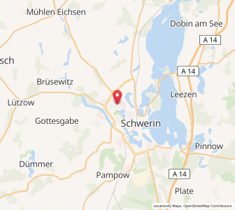 Map of Lankow, Mecklenburg-Vorpommern