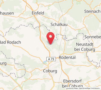 Map of Lautertal, Bavaria
