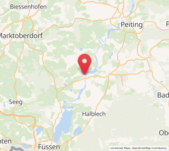 Map of Lechbruck, Bavaria
