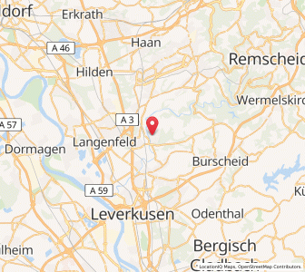 Map of Leichlingen, North Rhine-Westphalia