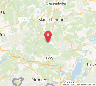 Map of Lengenwang, Bavaria