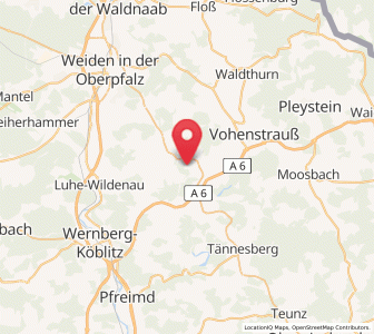 Map of Leuchtenberg, Bavaria
