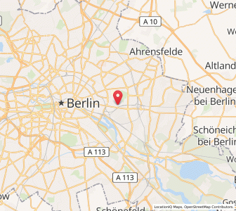 Map of Lichtenberg, Berlin