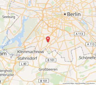 Map of Lichterfelde, Berlin