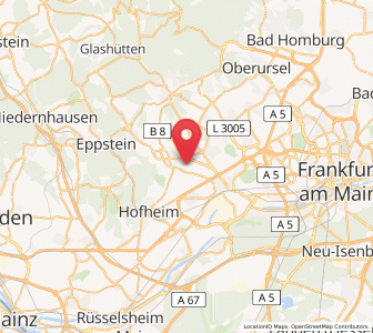 Map of Liederbach, Hesse