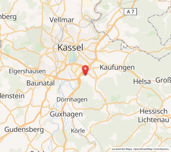 Map of Lohfelden, Hesse