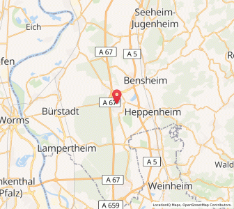 Map of Lorsch, Hesse