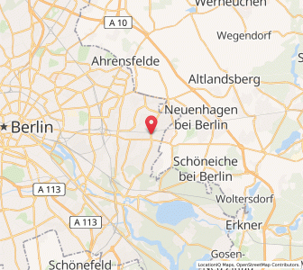 Map of Mahlsdorf, Berlin