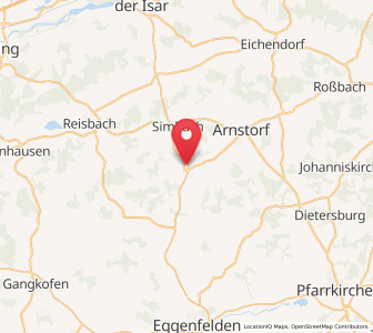 Map of Malgersdorf, Bavaria